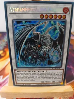 Verdammniskaiser-Drache BLCR-DE081 Secret Rare Deutsch NM YUGIOH - Image 1