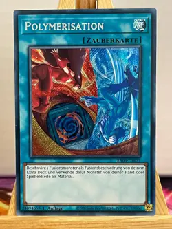 Polymerisation RA03-DE051 Secret Rare Deutsch NM YUGIOH - Image 1