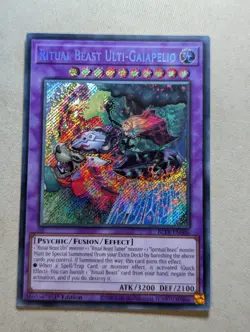 Ritual Beast Ulti-Gaiapelio - BLTR-EN086 - 1st Edition Secret Rare - Image 1