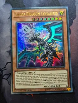 YuGiOh Chaos Dragon Levianeer Ultra Rare 1st Edition DUOV-EN058 VLP - Image 1