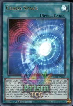 1st ed Chaos Space ultra rare RA01-EN065 Yugioh - Image 1