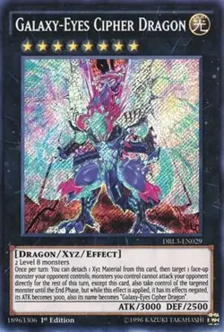 Galaxy-Eyes Cipher Dragon - DRL3-EN029 - VLP/NM - Secret Rare - 1st ed - Yugioh - Image 1