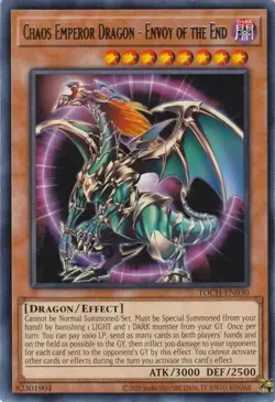 Chaos Emperor Dragon - Envoy of the End - TOCH-EN028 - NM - Rare - Unlimited - Image 1