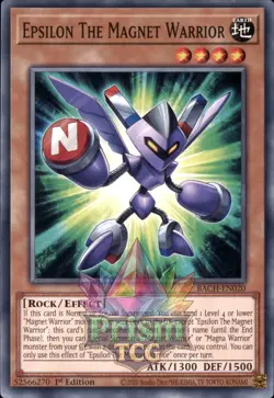 1st Ed Epsilon The Magnet Warrior BACH-EN020 Yugioh - Image 1