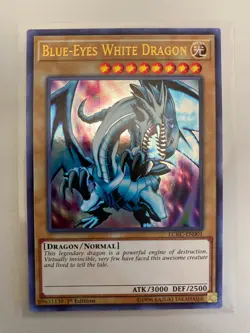 Yugioh TCG Lot Of 7 Blue Eyes White / Shining Dragon Cards - Image 2