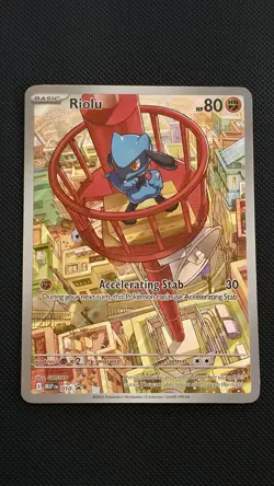 Riolu MEP 010 Black Star Promo Card Pokemon Mega Evolutions NM/M - Image 1