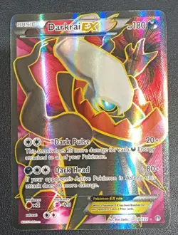 Darkrai EX Full Art 118/122 Breakpoint Holo Pokemon Card LP - Image 1