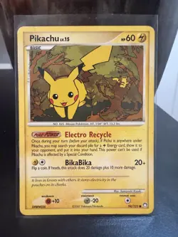 Pokemon Pikachu TCG Mysterious Treasures Card 94/123 Regular Common LP - Image 1