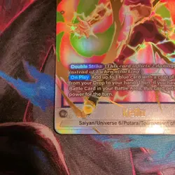 Kefla FB08-034 Alternate Art Saiyan's Pride Dragon Ball English Card Fusion Worl - Image 5