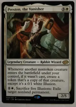 Preston, the Vanisher MTG J22 008/051 NM Jumpstart 2022 Magic - Image 2