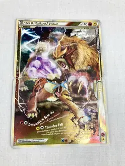 Pokemon TCG Entei & Raikou Legend 90/95 & 91/95 TOP & BOTTOM - Image 1