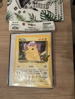Pokemon 25th Anniversary First Partner Collector Binder With Jumbo Pikachu - Image 1