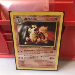 Pokemon ARCANINE #6 BLACK STAR PROMO Nmint WOTC TCG B1 - Image 2