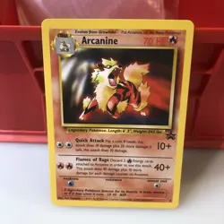 Pokemon ARCANINE #6 BLACK STAR PROMO Nmint WOTC TCG B1 - Image 3
