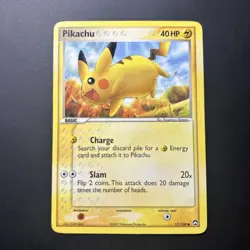 Pikachu 57/108 Common EX Power Keepers Pokemon - Image 1