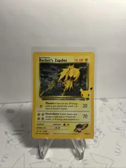 Rocket's Zapdos 15/132 - Celebrations: Classic Collection Pokemon TCG Holo - NM - Image 2