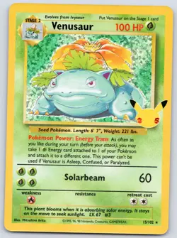 Venusaur 15/102 (NM) - Celebrations: Classic Collection - Pokemon TCG - Image 1