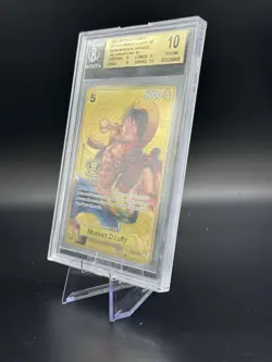 2025 ONE PIECE JAPANESE 2ND ANNIVERSARY SET #ST13-015 MONKEY D LUFFY BGS 10 - Image 2