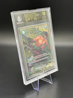 2025 ONE PIECE JAPANESE 2ND ANNIVERSARY OP06-118 RORONOA ZORO BGS 10 BLACK LABEL - Image 4