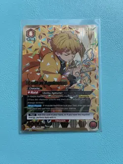 Union Arena - Zenitsu Agatsuma (SR**) - Demon Slayer - KMY-1-071 - 2 STAR HIT - Image 1