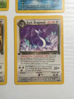 1st Edition Pokemon Vintage Card Lot of 4 Cards - Team Rocket/Fossil MP - Image 5