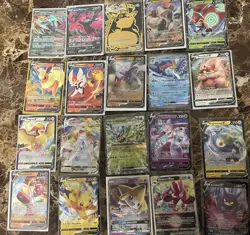Pokemon 64 Card V, VMAX, Vstar, EX, Full Art Lot NM/LP - Image 1