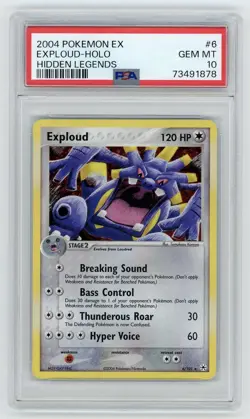 Exploud Holo 6/101 EX Hidden Legends PSA 10 Gem Mint Pokemon Card - Image 1