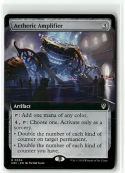 Aetheric Amplifier Extended Art - Commander Aetherdrift MTG NM - Image 1