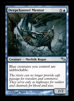 Deepchannel Mentor LP Light Play Shadowmoor MTG [5877] - Image 1