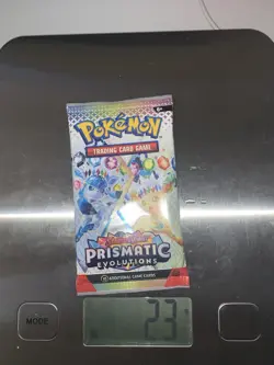 Pokemon Prismatic Evolutions Booster Pack HEAVY 23 G.🔥GOD PackU - Image 1