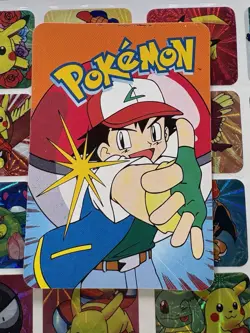 Pokemon Charizard Vintage Pocket Monsters Vending HOLO Prism Sticker 99 Nintendo - Image 4