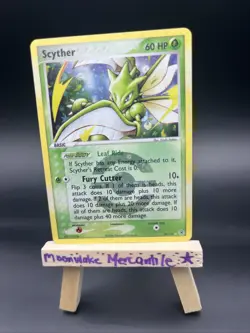 Pokemon Scyther 29/112 EX FireRed & LeafGreen Reverse Holo 2004 - LP - Image 1