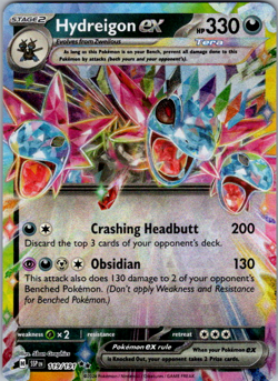 Hydreigon ex - 119/191 - Pokemon TCG Surging Sparks Double Rare NM - Image 1