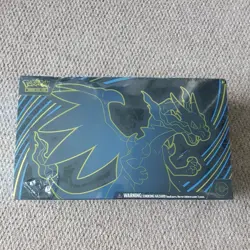 Damaged Pokemon Mega Charizard X EX Ultra Premium Collection Ripped Dented - Image 1