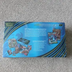Damaged Pokemon Mega Charizard X EX Ultra Premium Collection Ripped Dented - Image 2