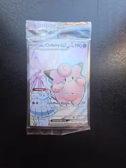 Lillie’s Clefairy ex SVP195 Journey Together Black Star Promo Pokemon Sealed - Image 1