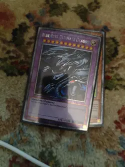 Yugioh Blue-Eyes Ultimate Dragon RA03-EN178 Platinum Secret Rare 1st Edition NM - Image 1