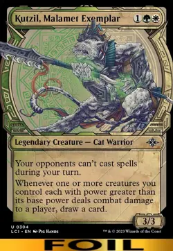 Kutzil, Malamet Exemplar ** FOIL SHOWCASE ** The Lost Caverns of Ixalan - NM MTG - Image 1
