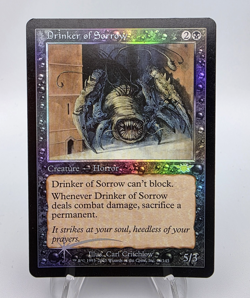 2003 Magic the Gathering - Drinker Of Sorrow #66/145 FOIL Black Rare MP - Image 1