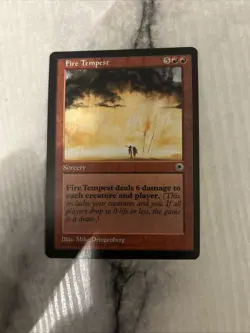 Mtg Fire Tempest Portal Regular magic 1997 - Image 1
