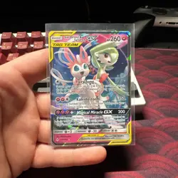 Gardevoir & Sylveon-GX 130/214 Holo Rare GX Unbroken Bonds Pokemon Near Mint - Image 1