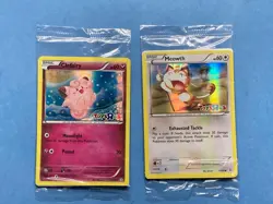 Two Sealed Pokemon Toys R Us Holo Promos- Clefairy and Meowth - Image 1