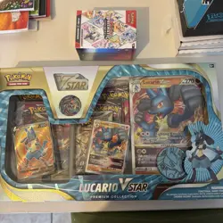 Pokemon Lucario VSTAR Premium Collection Box : New & Sealed : TCG Cards - Image 1
