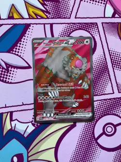 Pokemon TCG -Bloodmoon Ursaluna ex 202/167 - Twilight Masquerade - Full Art - NM - Image 1