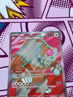 Pokemon TCG -Bloodmoon Ursaluna ex 202/167 - Twilight Masquerade - Full Art - NM - Image 3