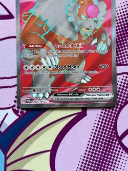 Pokemon TCG -Bloodmoon Ursaluna ex 202/167 - Twilight Masquerade - Full Art - NM - Image 4