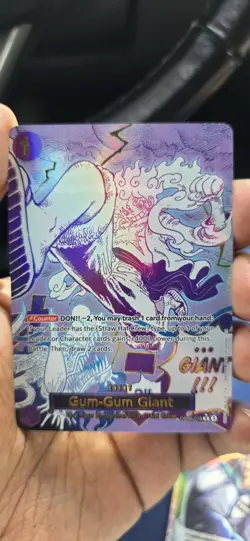 Gum-Gum Giant OP09-078 Luffy One Piece English Alt. Art The Best Vol.2 PRB-02 - Image 1