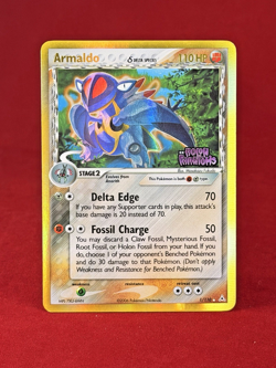 2006 Pokemon EX Holon Phantoms ARMALDO Delta Species Reverse Holo Card 1/110 MP - Image 1