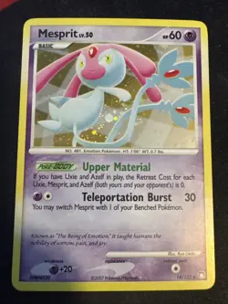 Pokemon Card: Mesprit HOLO 14/123 D&P Mysterious Treasures Set Rare! NM - Image 1