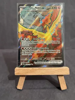 Team Rocket's Moltres ex - (Destined Rivals Stamp) 208/182 Miscellaneous Cards & - Image 1